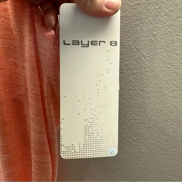 Layer 8 Women's Quick Dry Salmon Cool Mesh Racerback Size L NWT - Picture 6 of 9